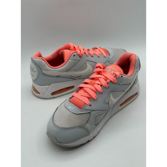 Nike Air Max Sneakers Gray & Coral size 7y - Picture 9 of 11